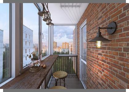 Настенное освещение лоджии в Подольске