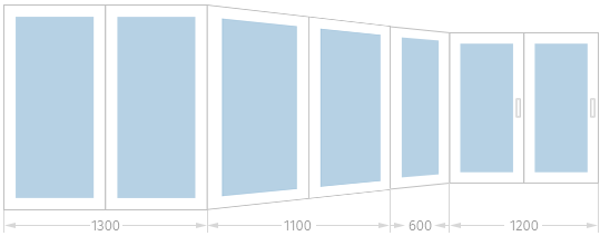 Остекление балконов и лоджий в многоэтажках серии П-3М