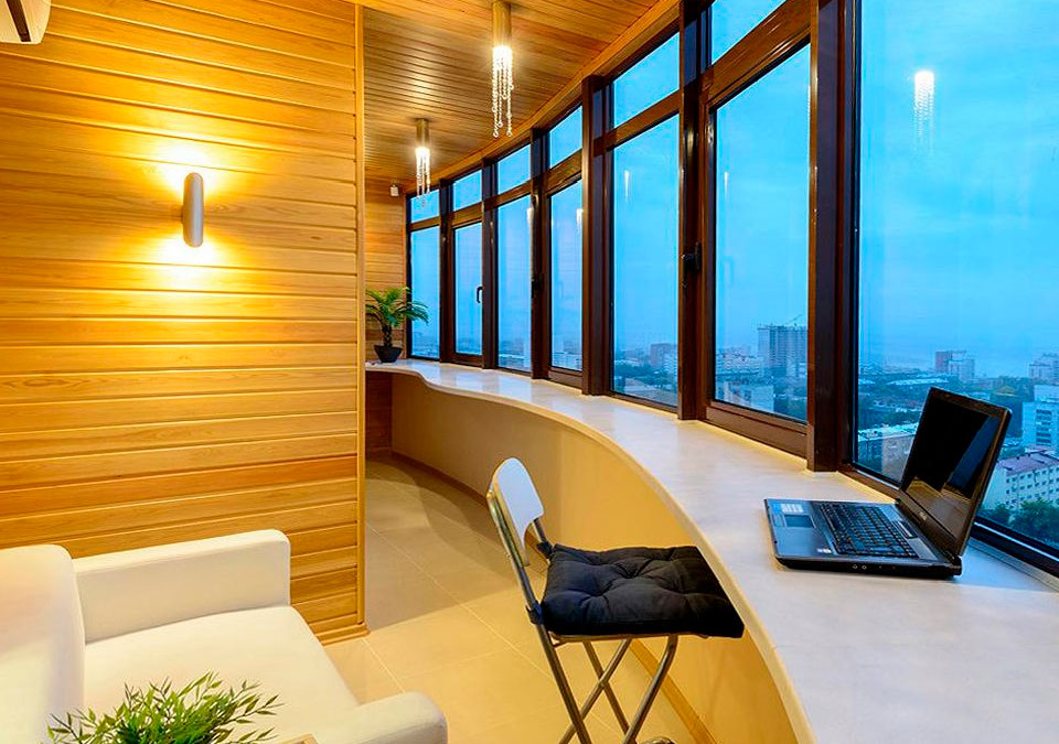 Освещение балконов и лоджий в Подольске