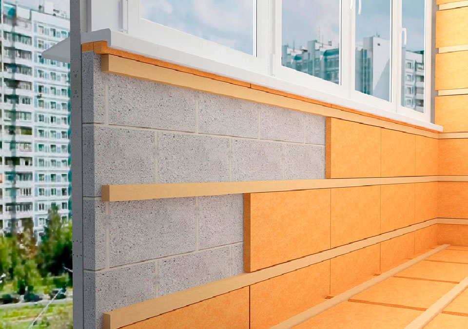 Утепление балкона под ключ