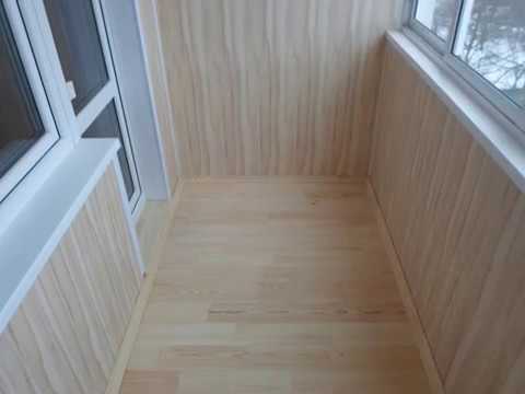 Теплое остекление балкона пластиковыми окнами со змеевидным водяным теплым полом в Подольске