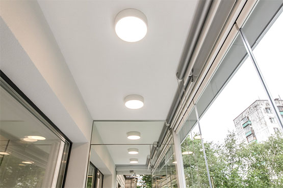 Потолочное освещение балкона в Подольске