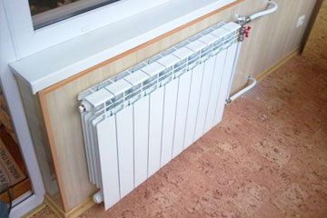 Отопление на балкон под ключ в Подольске